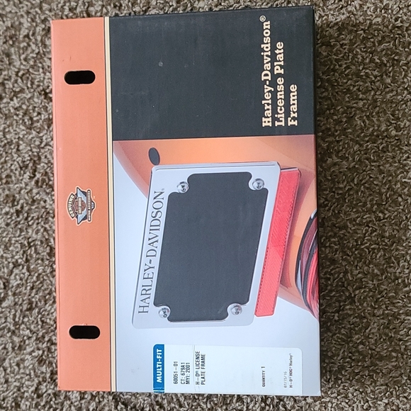 Harley Davidson License Plate Frame - Picture 1 of 7